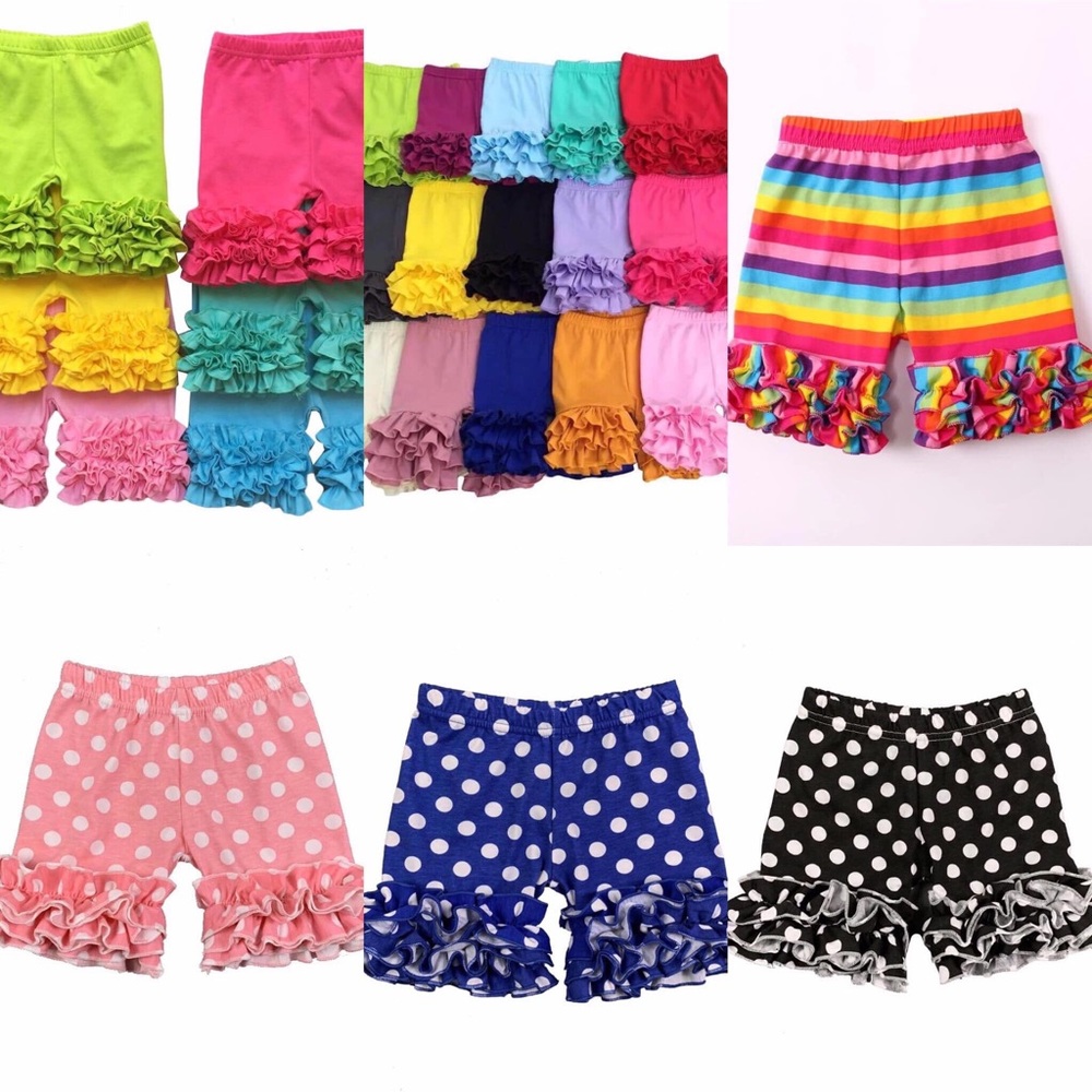 New in bag yellow ruffle shorties